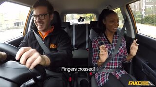 Fake Driving School - Busty Ebony Babe Fails her Test - 03/22/2017
