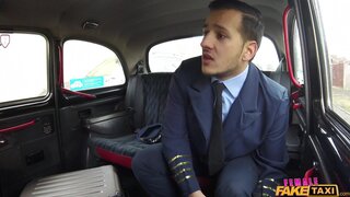 Female Fake Taxi - Pilot Lands His Cock in Euro Pussy - 03/23/2017