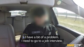 Fake Cop - Cops Cum Makes Her Late - 04/03/2017