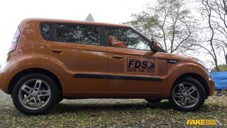Fake Driving School - Beautiful Black Teen Learns to Ride - 04/07/2017