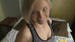 Fake Cop - Blonde Takes a Facial from Cop - 04/17/2017