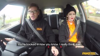 Fake Driving School - Busty Young Learner Needs A Pass - 04/18/2017