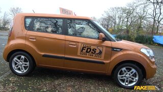 Fake Driving School - Busty Young Learner Needs A Pass - 04/18/2017