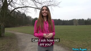Public Agent - Sexy jogger fucked in the woods - 04/21/2017