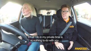 Fake Driving School - Confident Learner Squirts and Cums - 05/02/2017