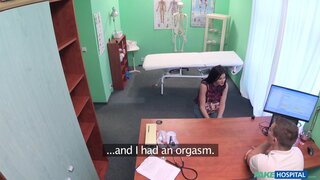 Fake Hospital - Shy Brunette Has Explosive Orgasms - 05/17/2017