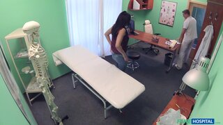 Fake Hospital - Shy Brunette Has Explosive Orgasms - 05/17/2017