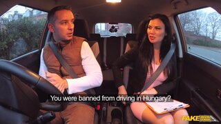 Fake Driving School - Driving Exam Double Creampie - 05/16/2017