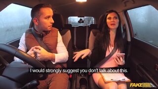 Fake Driving School - Driving Exam Double Creampie - 05/16/2017