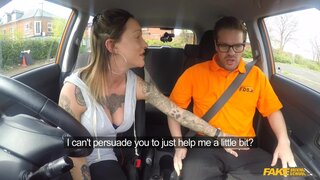 Fake Driving School - Advanced Lesson in Messy Creampie - 05/19/2017