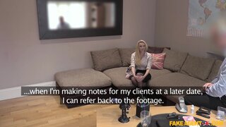Fake Agent UK - Cash Seduces Amateur Big Tits MILF - 06/17/2017