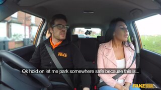 Fake Driving School - Rebel Teen Takes Deep Creampie - 06/23/2017