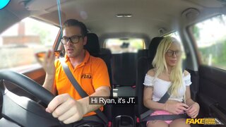 Fake Driving School - Sexy Babe Creampied on First Lesson - 06/27/2017