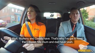 Fake Driving School - Naughty Student Late for Her Exam - 07/14/2017