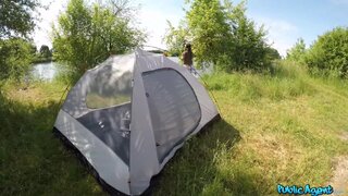 Public Agent - Cheating Wife Fucked in a Tent - 07/14/2017