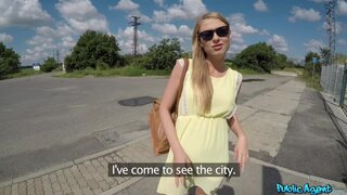 Public Agent - Russian Goldilocks Creampied Outdoors - 07/18/2017