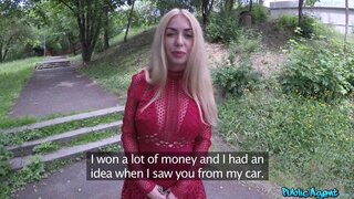 Public Agent - Blue Eyed Russian MILF Fucks Outdoors - 07/25/2017