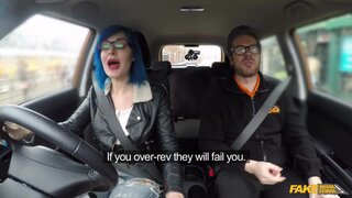 Fake Driving School - Anal Sex for Blue Haired Learner - 08/01/2017