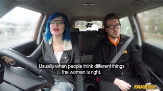 Fake Driving School - Anal Sex for Blue Haired Learner - 08/01/2017