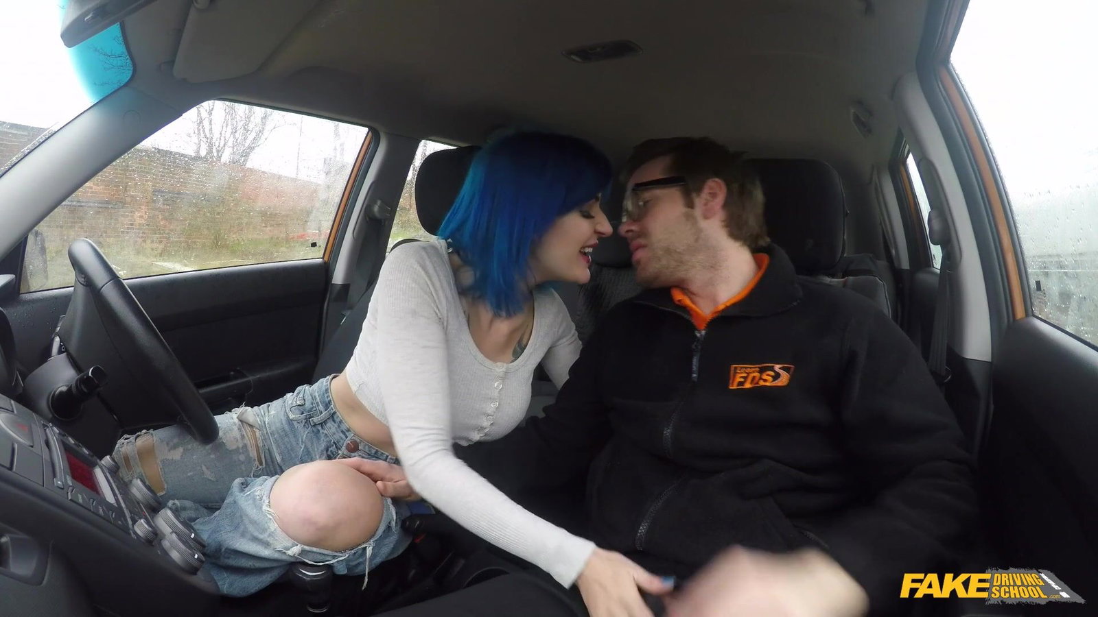 Fake Driving School - Anal Sex for Blue Haired Learner - 08/01/2017