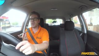 Fake Driving School - Hot sweaty sex with big tits blonde - 08/15/2017