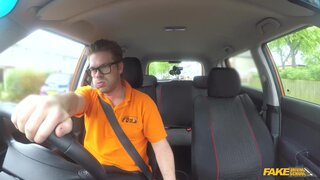 Fake Driving School - Hot sweaty sex with big tits blonde - 08/15/2017