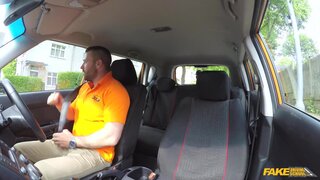 Fake Driving School - Hot sweaty sex with big tits blonde - 08/15/2017