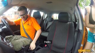 Fake Driving School - Sexy gamer minx strikes sexual deal - 08/29/2017