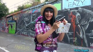 Public Agent - Belgian babe fucked next to train tracks - 09/01/2017
