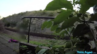 Public Agent - Belgian babe fucked next to train tracks - 09/01/2017