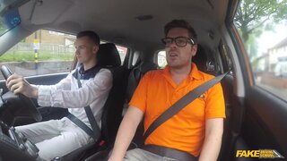Fake Driving School - Nerves calmed by fucking examiner - 09/08/2017