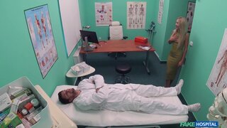 Fake Hospital - Sweet blonde Russian eats docs cum - 09/13/2017