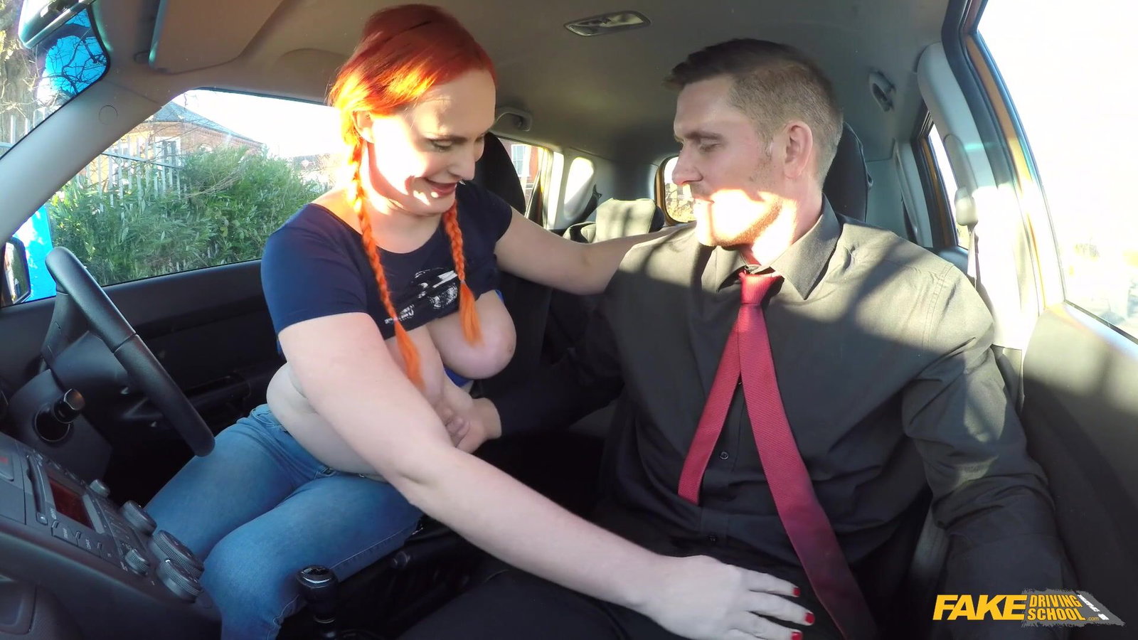 Fake Driving School - Examiner loves learners hairy pussy - 09/26/2017