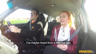 Fake Driving School - Cute learner eats instructors cum - 10/10/2017