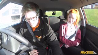 Fake Driving School - Cute learner eats instructors cum - 10/10/2017