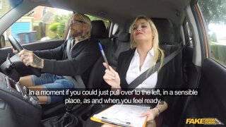 Fake Driving School - Failed test leads to back seat sex - 10/24/2017