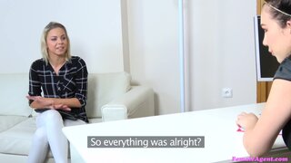 Female Agent - Casting couch wet lesbian orgasms - 10/31/2017