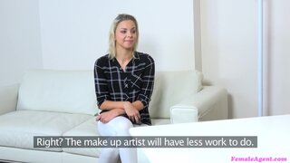 Female Agent - Casting couch wet lesbian orgasms - 10/31/2017