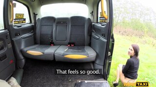 Fake Taxi - Lady tries deepthroating big cock - 11/09/2017