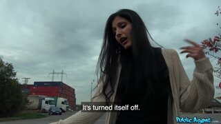 Public Agent - Fix My Car and Fuck My Pussy - 11/10/2017