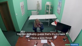 Fake Hospital - Deepthroat cures sweet Czech babe - 11/22/2017