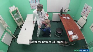 Fake Hospital - Deepthroat cures sweet Czech babe - 11/22/2017