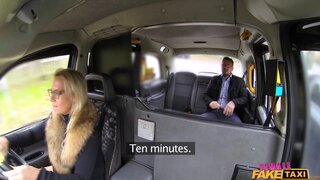 Female Fake Taxi - Hot blonde sucks and fucks her fare - 12/01/2017