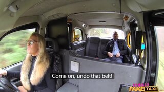 Female Fake Taxi - Hot blonde sucks and fucks her fare - 12/01/2017