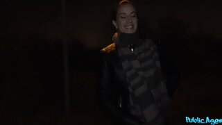Public Agent - Night time outdoor sex at the station - 12/04/2017