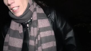 Public Agent - Night time outdoor sex at the station - 12/04/2017