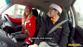 Fake Driving School - Instructor fucks Kiwi MILF hard - 12/27/2017