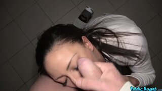 Public Agent - Slim brunette with a great arse - 01/09/2018