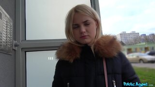 Public Agent - Hot blonde gets a mouthful of cum - 02/06/2018