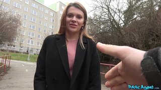 Public Agent - Russian shaven pussy fucked for cash - 03/31/2018